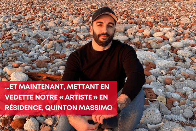 …et maintenant, mettant en vedette notre « artiste » en résidence, Quinton Massimo